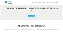 Desktop Screenshot of kidsfishlubbock.com