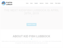 Tablet Screenshot of kidsfishlubbock.com